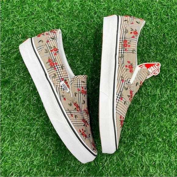 Vans Classic Slip On Glen Plaid Embroidered - Picture 4 of 7